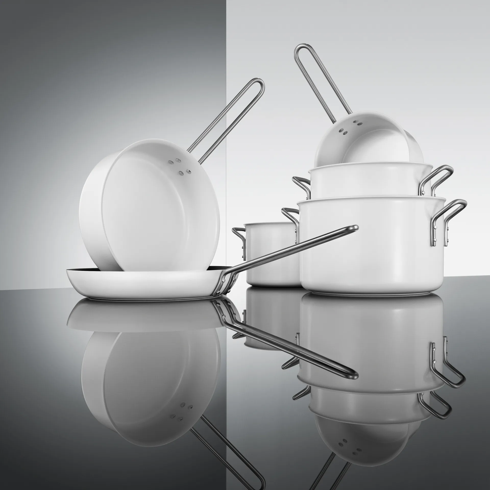 Eva Trio White Line paistinpannu, 24 cm Eva Solo