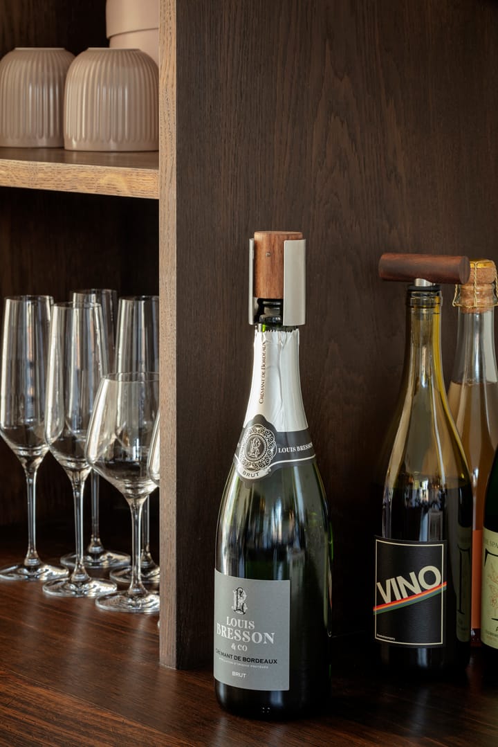 Liquid Lounge samppanjakorkki, Pähkinäpuu Eva Solo