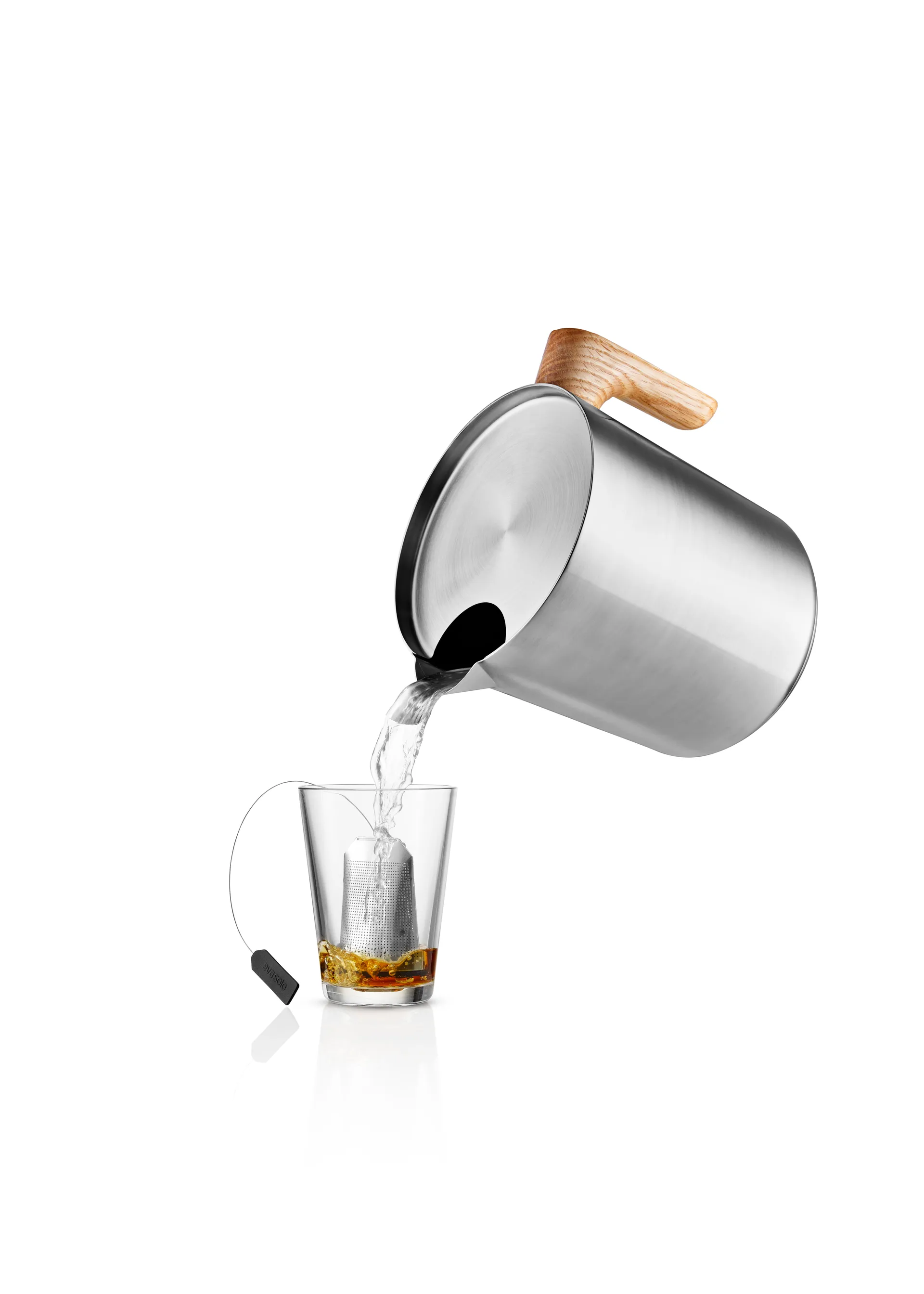 Nordic kitchen -induktiokannu 1 L, Borstat teräs Eva Solo