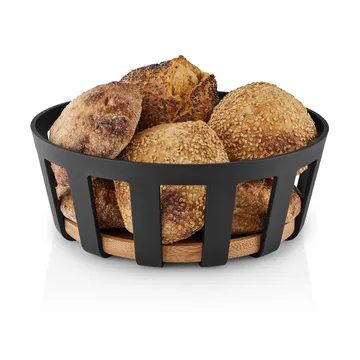 Nordic kitchen leipäkori - Musta, suuri, Ø24,5 cm - Eva Solo