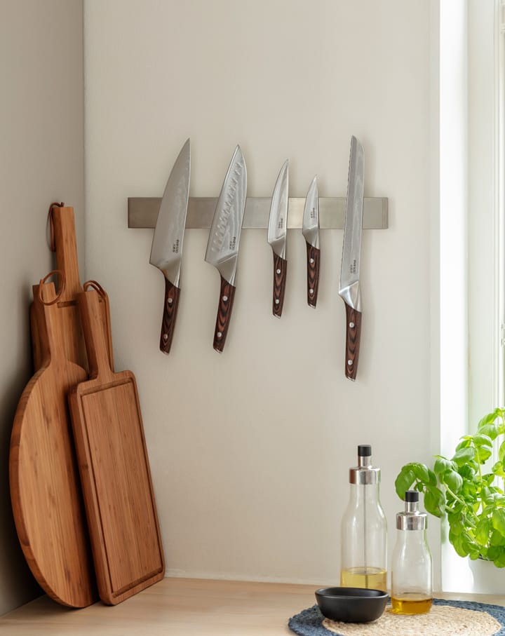 Nordic Kitchen santokuveitsi 18 cm, Damaskinteräs Eva Solo