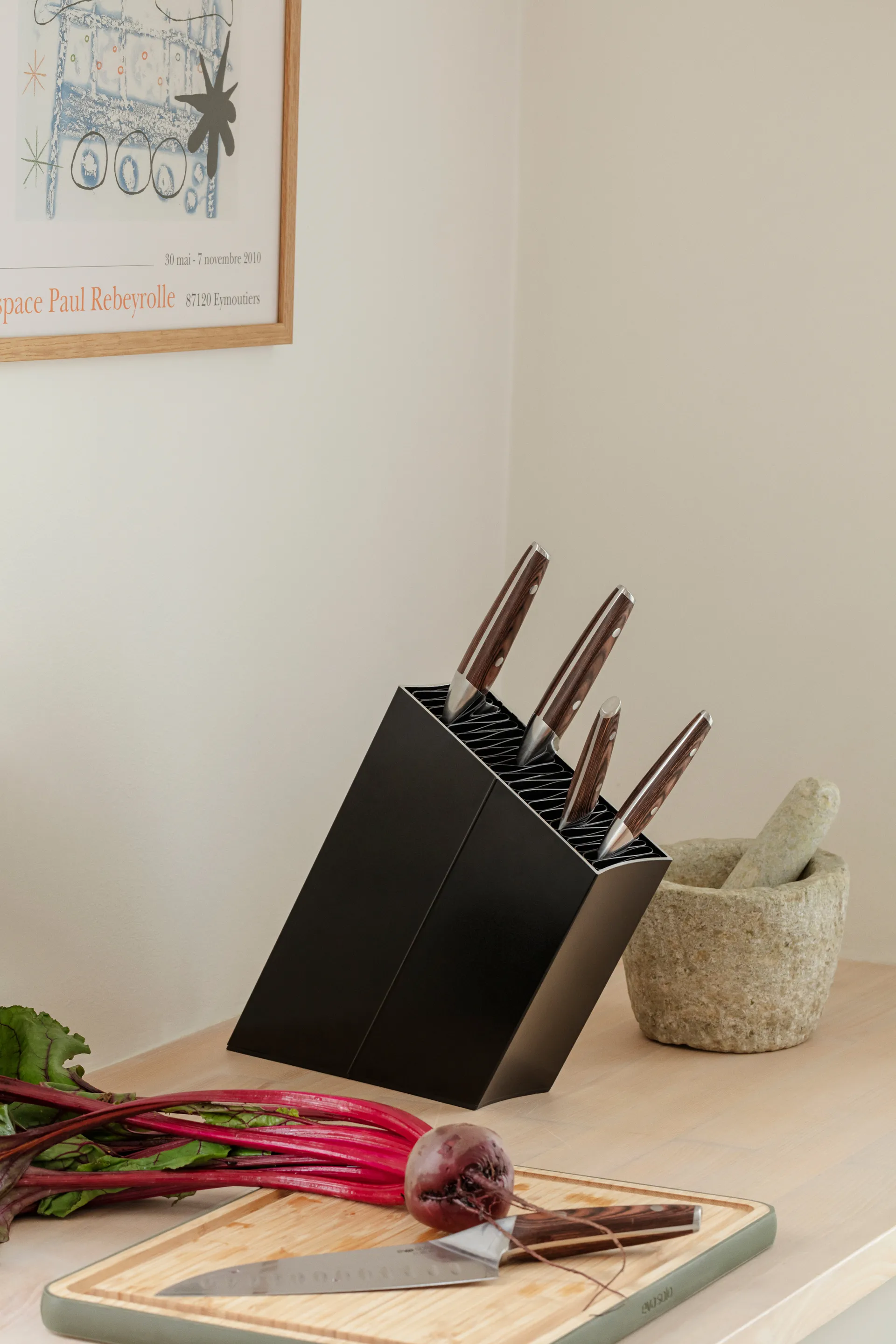 Nordic Kitchen santokuveitsi 18 cm, Damaskinteräs Eva Solo