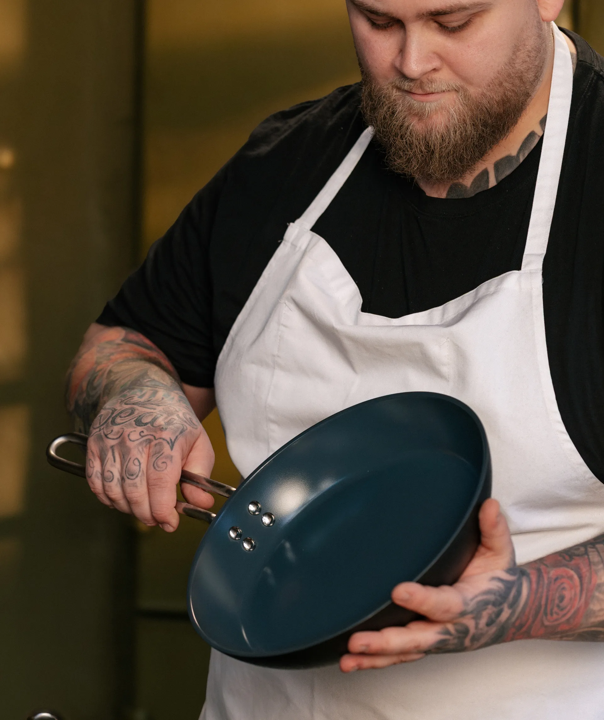 Professional Laser Titanium Slip-Let paistinpannu, Musta, Ø20 cm Eva Solo