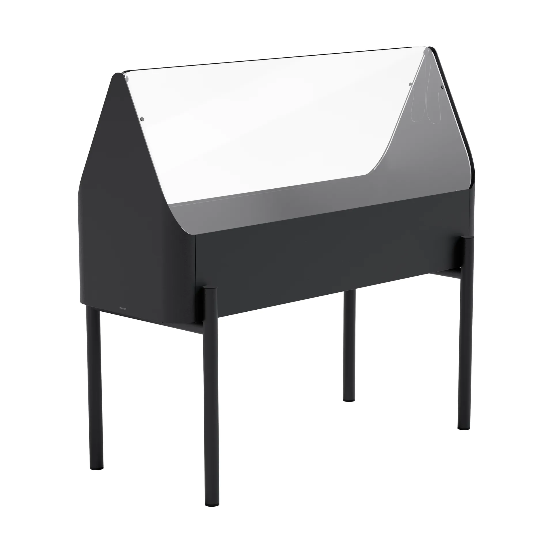 Simply Grow kasvihuonelaatikko 73x80x33 cm, Musta Eva Solo