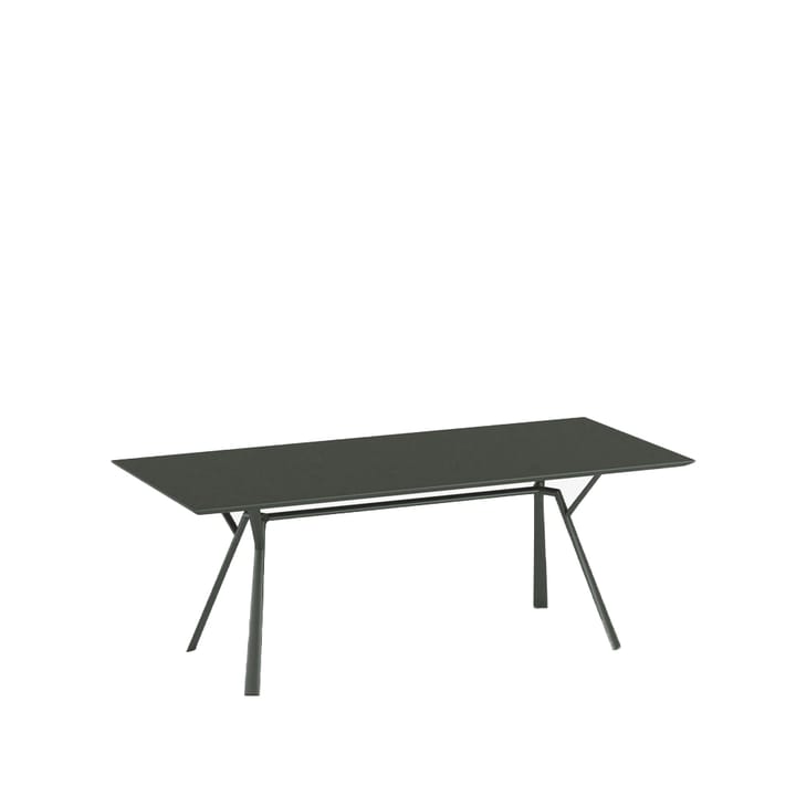 Radice Quadra pöytä - metallic grey, 90 x 200 cm - Fast