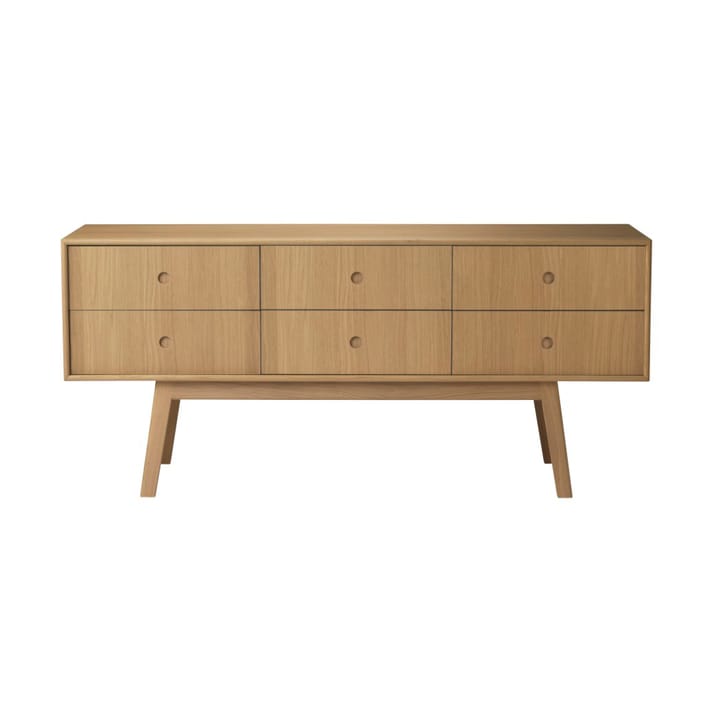 A86 Butler Lipasto, Oak nature lacquered FDB Møbler
