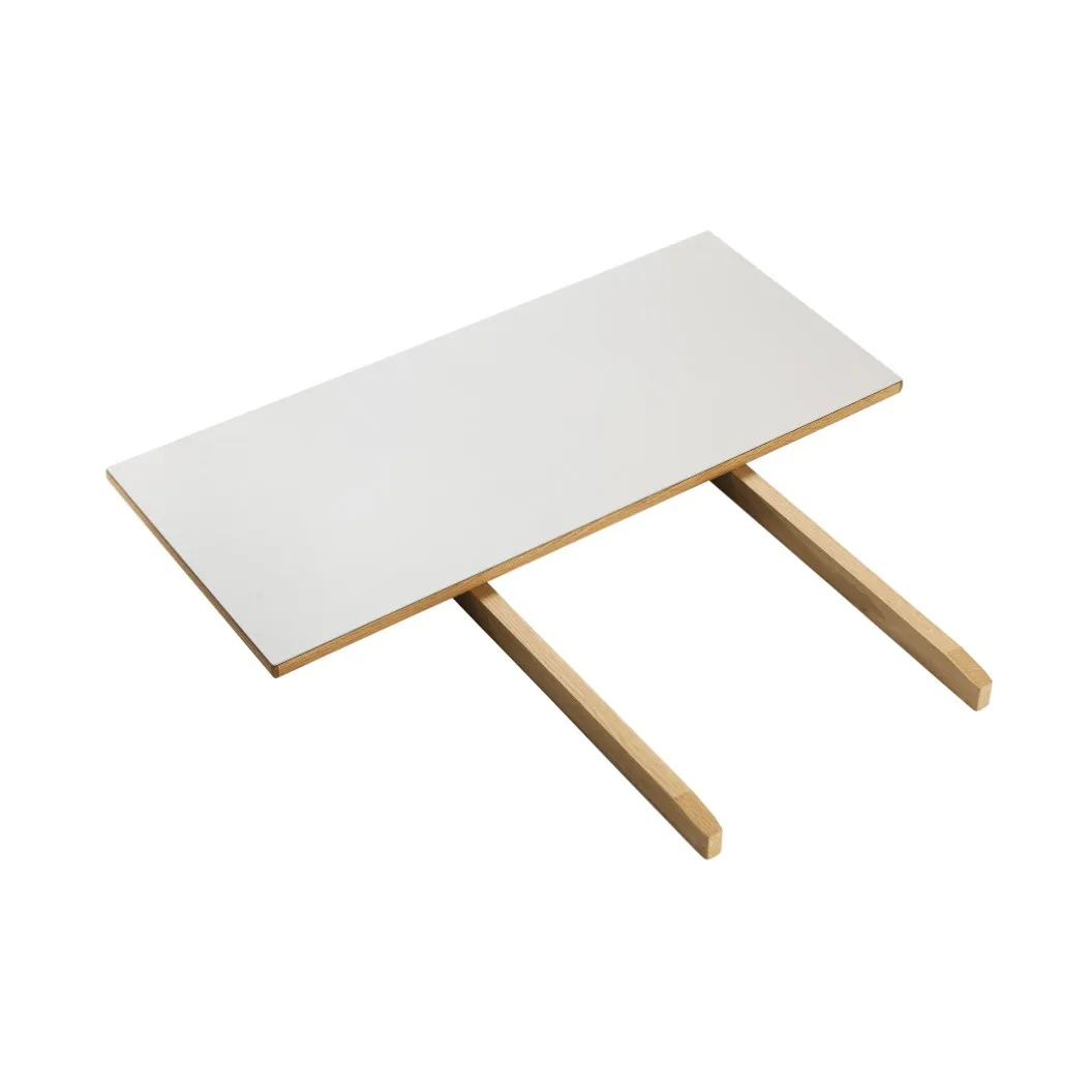 C35 pöydän jatkolevy, 82x37 cm light grey-oak nature lacquered FDB Møbler