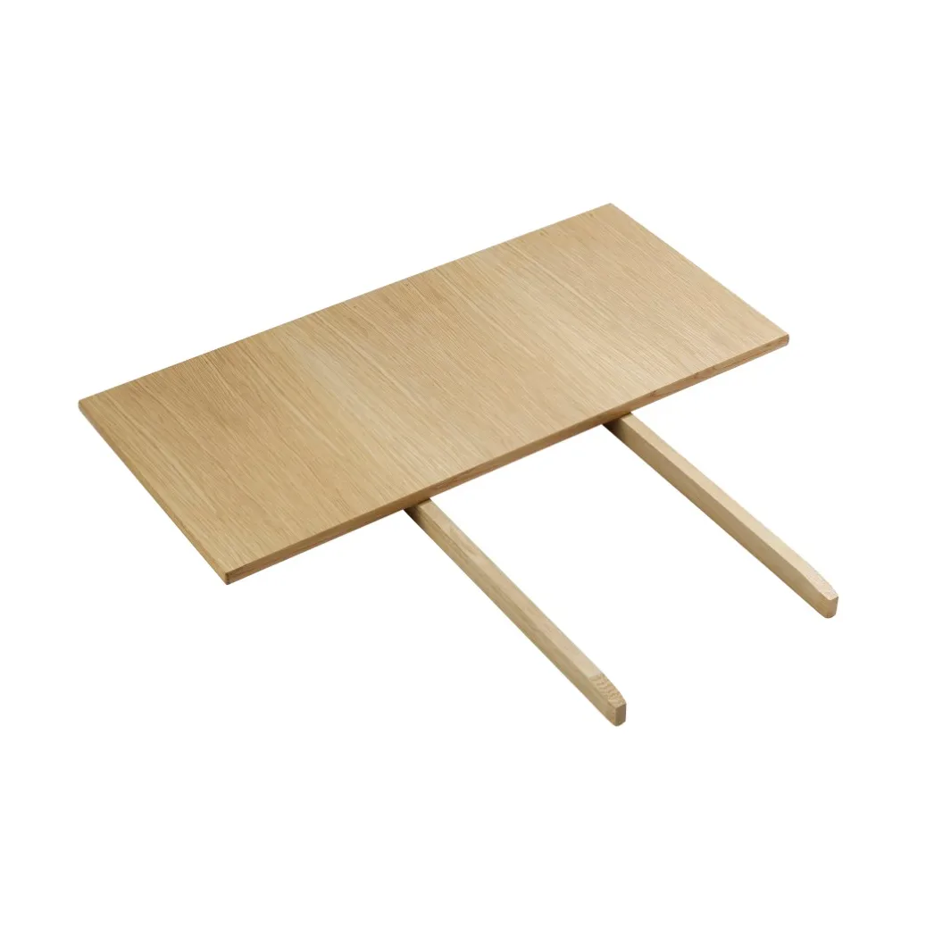 C35 pöydän jatkolevy, 82x37 cm oak nature-oak nature lacquered FDB Møbler
