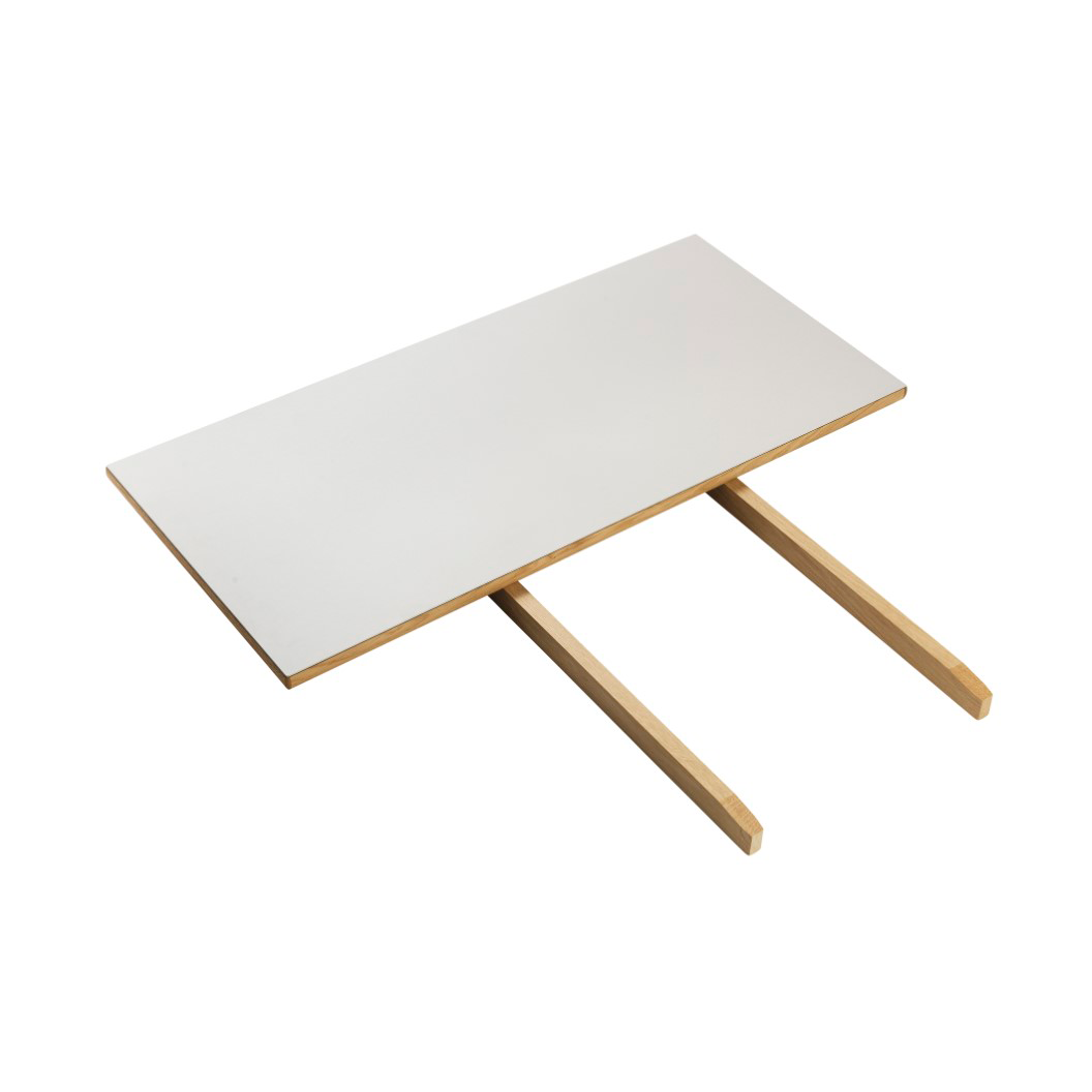 FDB Mbler C35 pöydän jatkolevy 95x45 cm light grey-oak nature lacquered