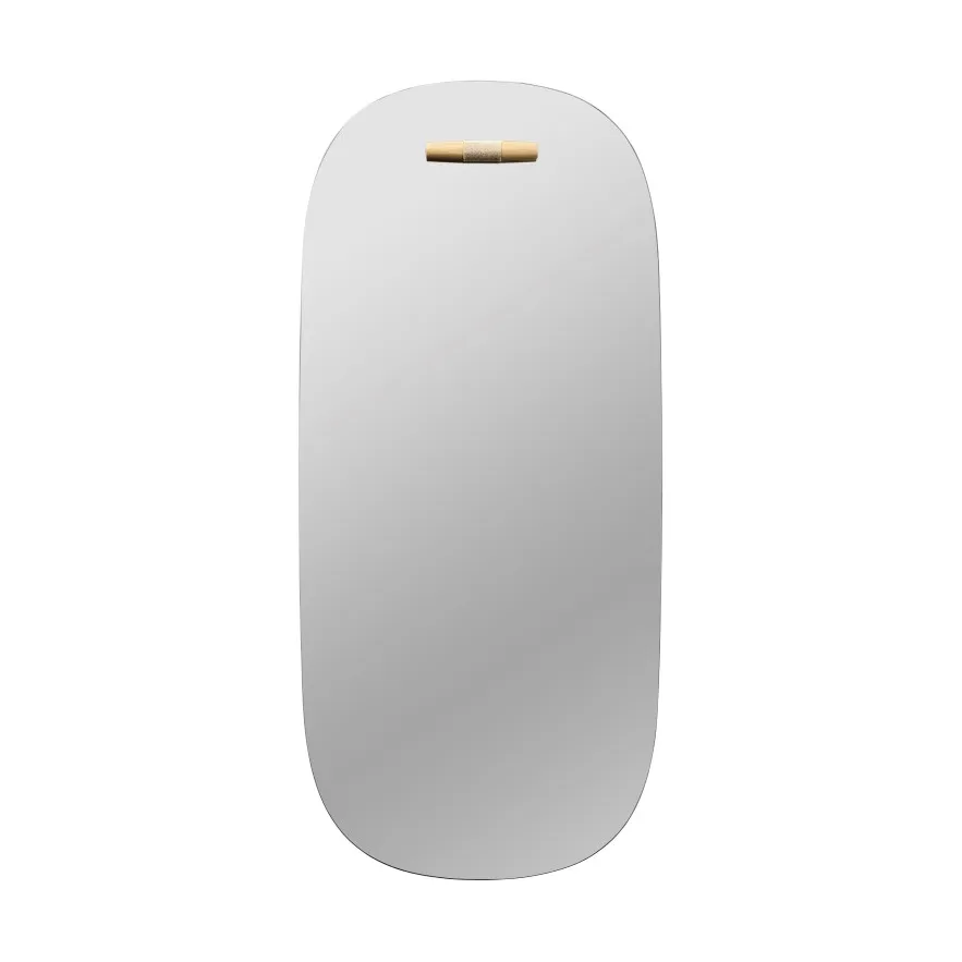 I4 Birksø seinäpeili, Oak nature lacquered 50x110 cm FDB Møbler