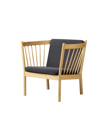 J146 nojatuoli - Oak nature lacquered-dark grey - FDB Møbler