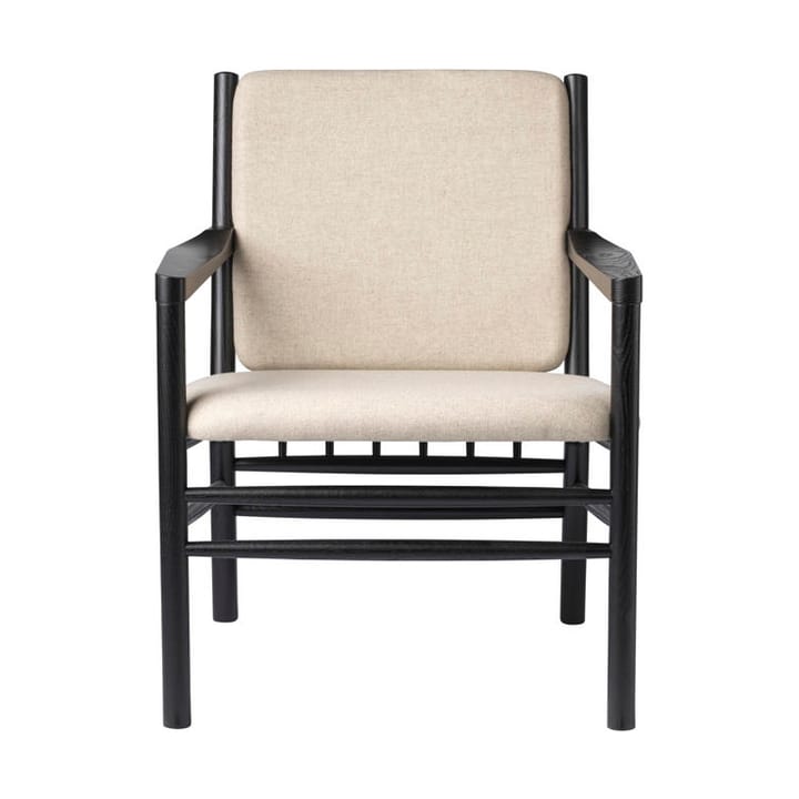 J147 nojatuoli - Oak black painted-beige - FDB Møbler