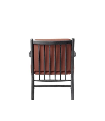 J147 nojatuoli - Oak black painted-burnt orange - FDB Møbler