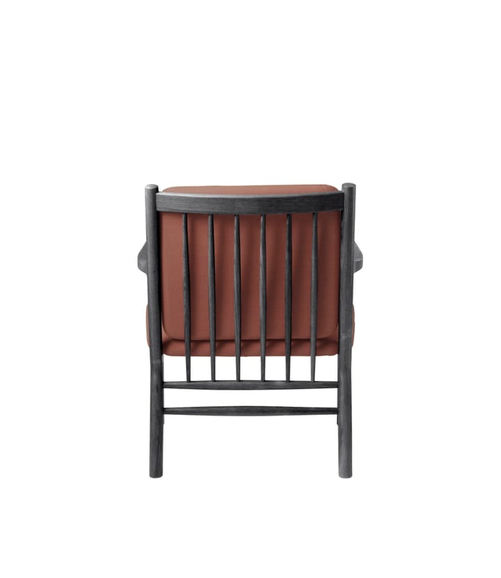 J147 nojatuoli, Oak black painted-burnt orange FDB Møbler