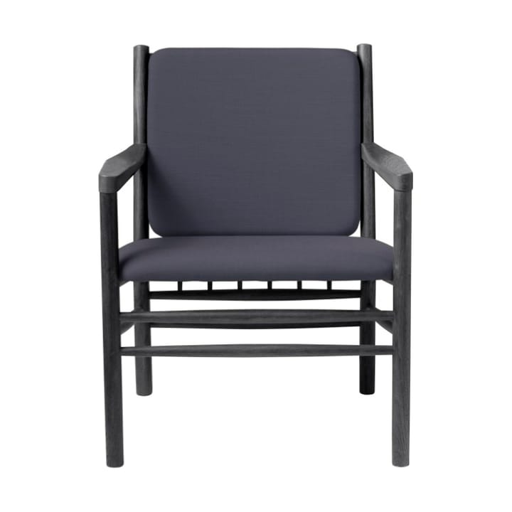 J147 nojatuoli - Oak black painted-dark blue - FDB Møbler