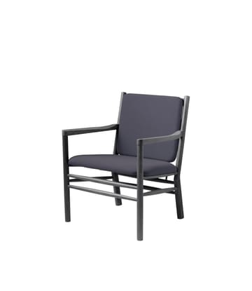 J147 nojatuoli - Oak black painted-dark blue - FDB Møbler