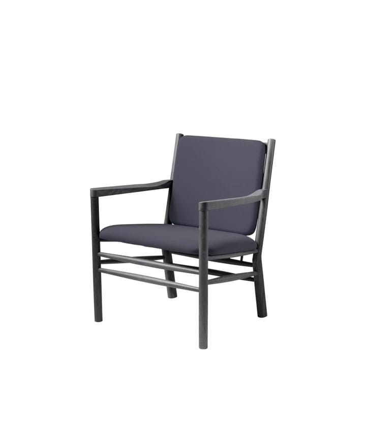 J147 nojatuoli, Oak black painted-dark blue FDB Møbler