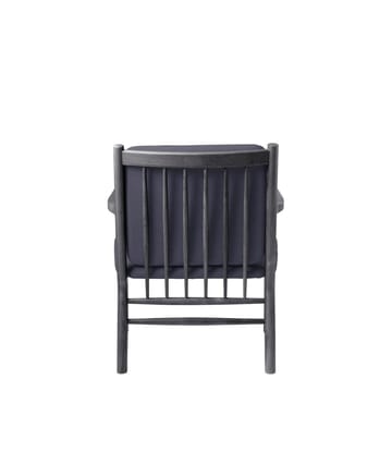 J147 nojatuoli - Oak black painted-dark blue - FDB Møbler