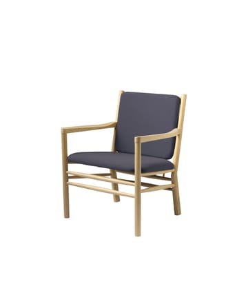 J147 nojatuoli - Oak nature lacquered-dark blue - FDB Møbler
