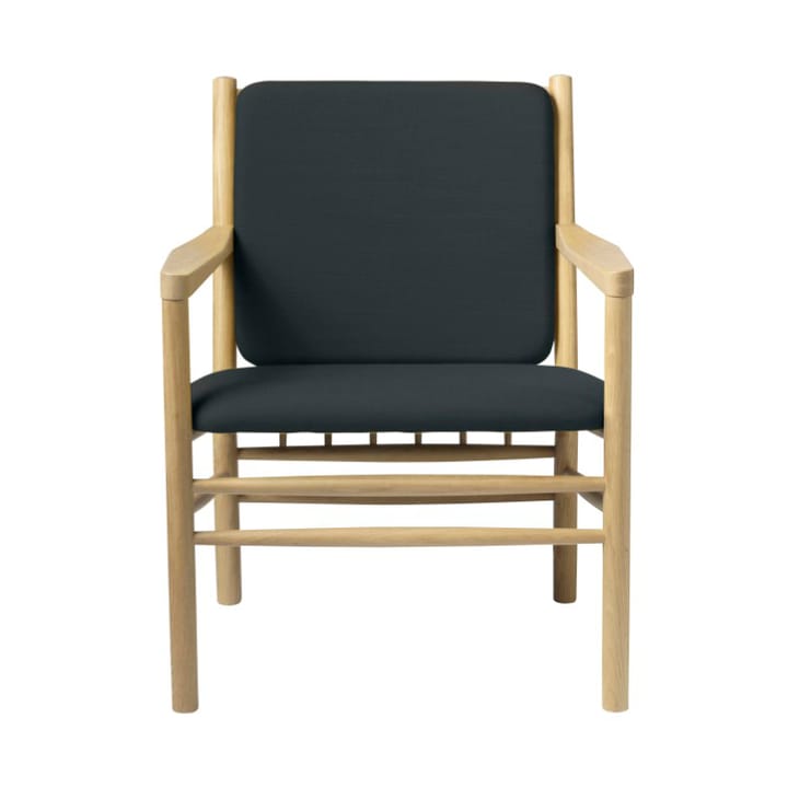 J147 nojatuoli - Oak nature lacquered-dark green - FDB Møbler