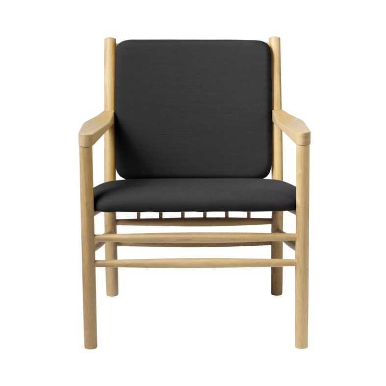 FDB Mbler J147 nojatuoli Oak nature lacquered-dark grey
