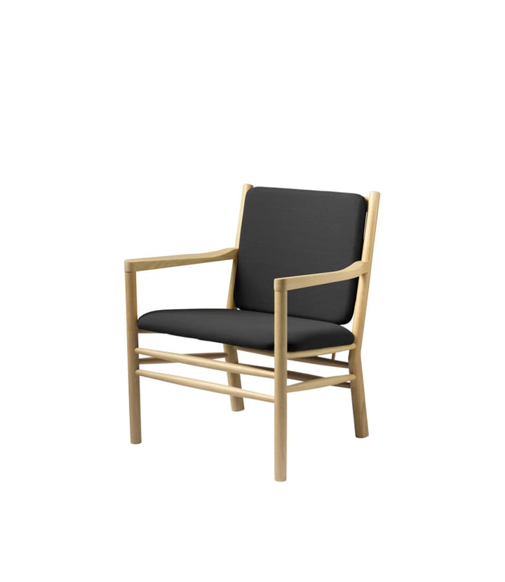 J147 nojatuoli, Oak nature lacquered-dark grey FDB Møbler