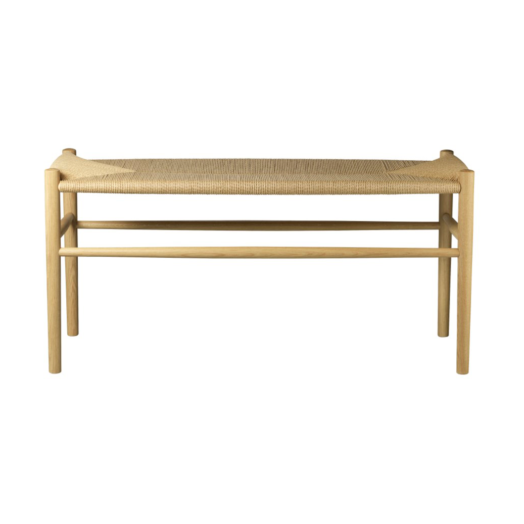 FDB Mbler J163 Piano penkki Oak nature lacquered | Skandinaavinen Sisustus | Penkit | Ruskea