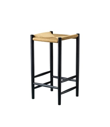 J164C Counter Squared baarijakkara - Oak black painted-nature - FDB Møbler