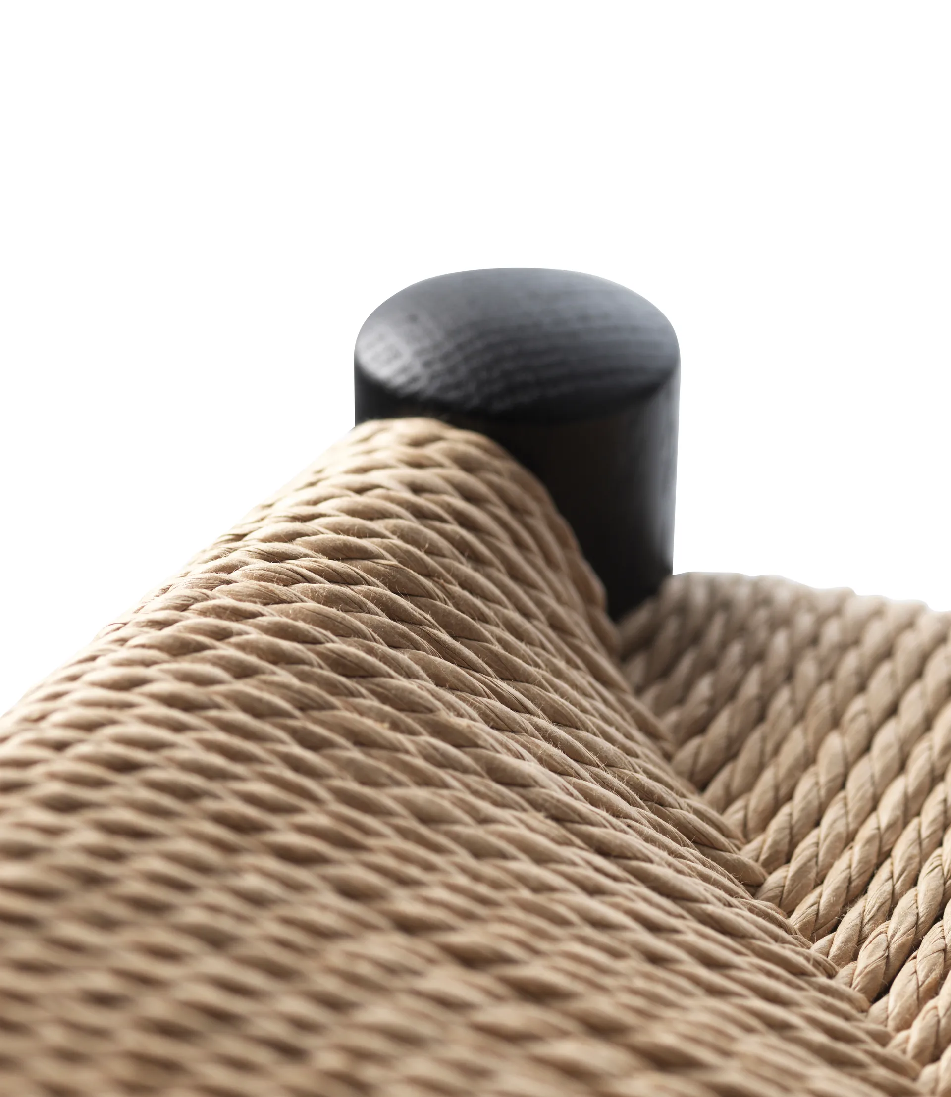 J164C Counter Squared baarijakkara, Oak black painted-nature FDB Møbler