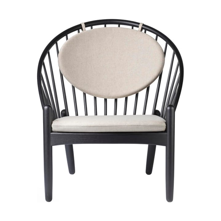 J166 Jørna tuoli - Oak black painted-beige - FDB Møbler