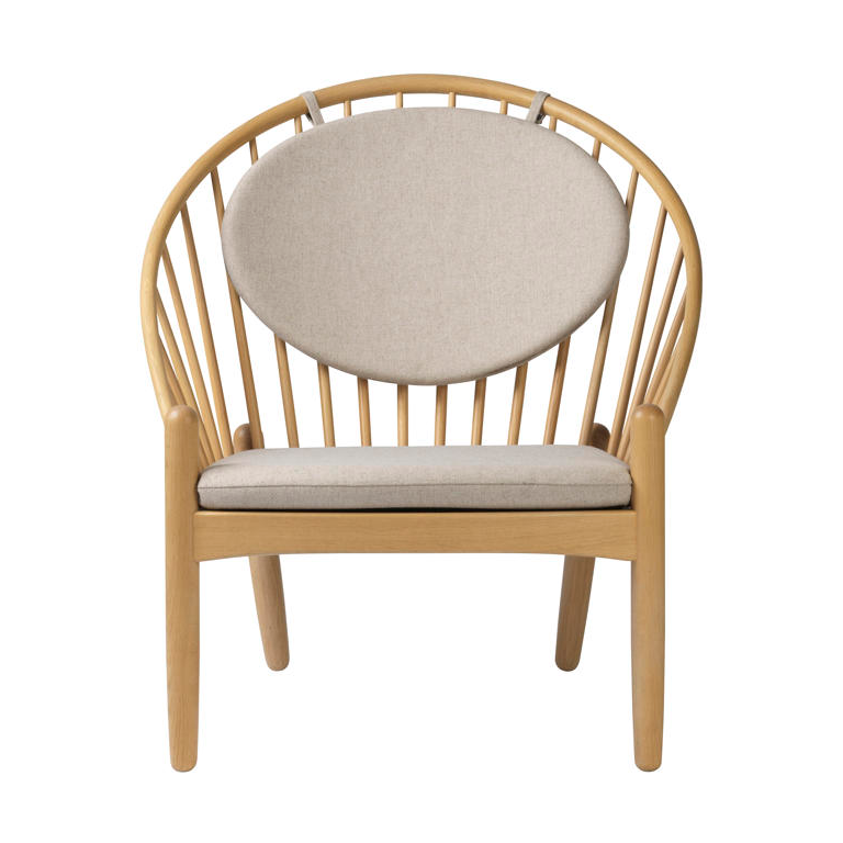 FDB Mbler J166 Jrna tuoli Oak nature lacquered-beige