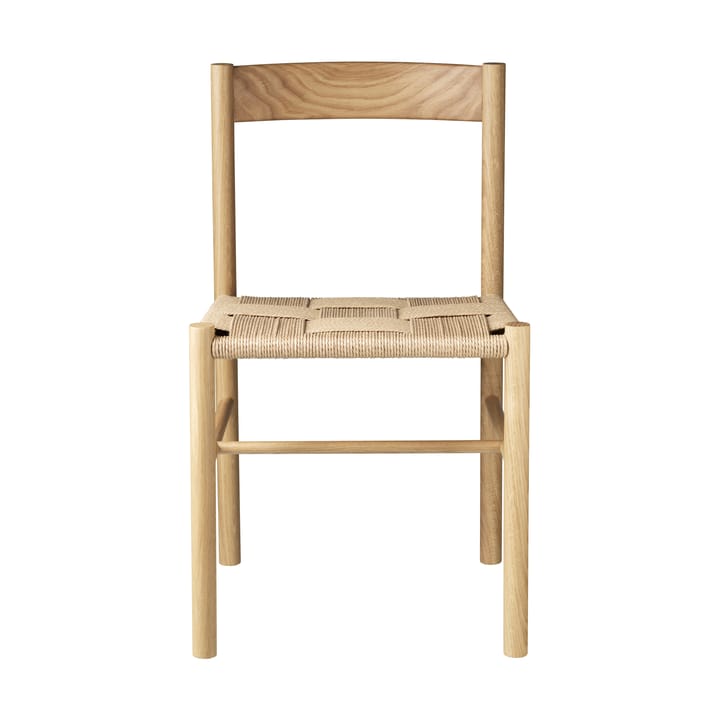 J178 Lønstrup tuoli v2 - Oak nature lacquered-papercord - FDB Møbler