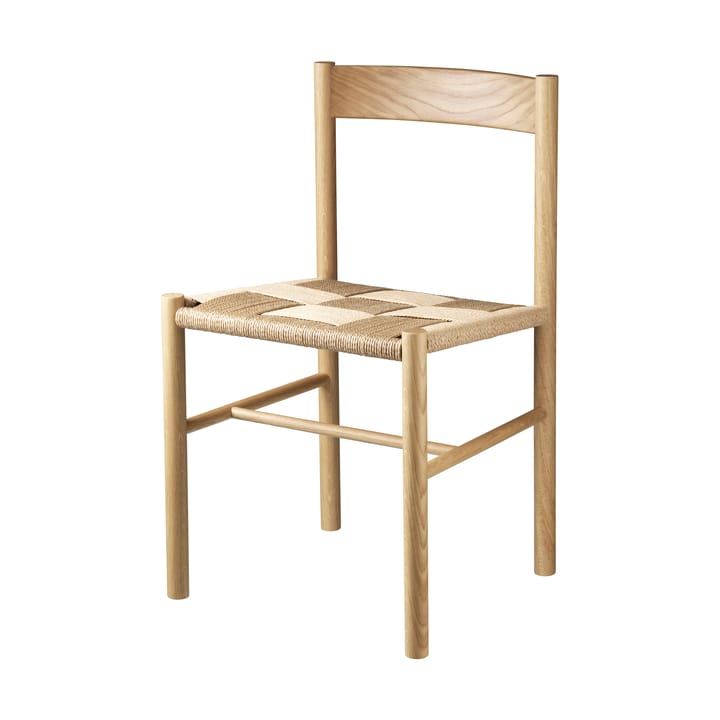 J178 Lønstrup tuoli v2, Oak nature lacquered-papercord FDB Møbler