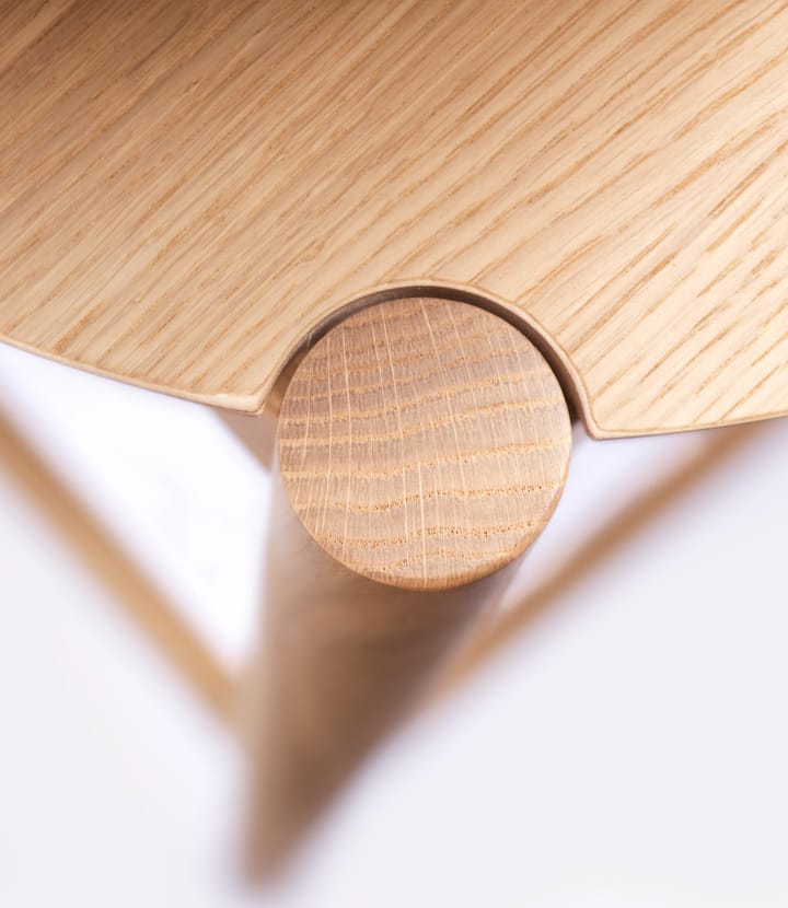 J184 Øst baarituoli 75 cm, Oak nature lacquered FDB Møbler