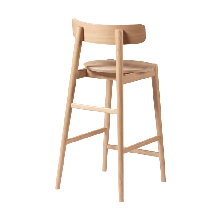 J185 Øst baarituoli 65 cm, Oak nature lacquered FDB Møbler
