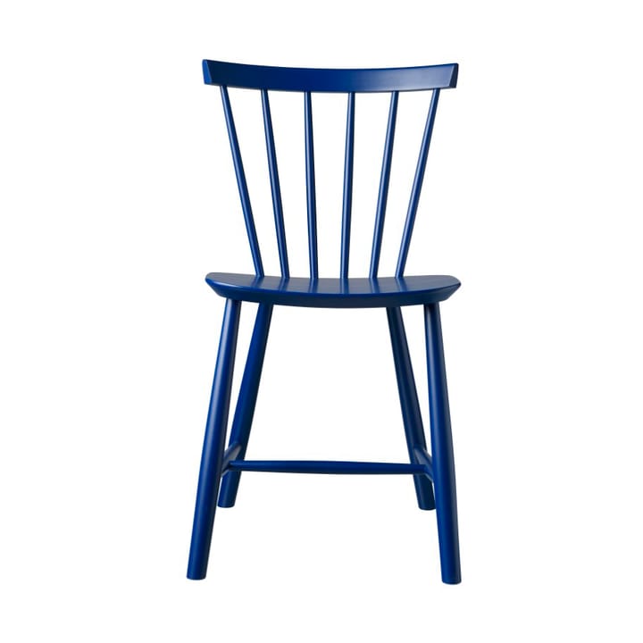 J46 tuoli - Beech dark blue painted - FDB Møbler