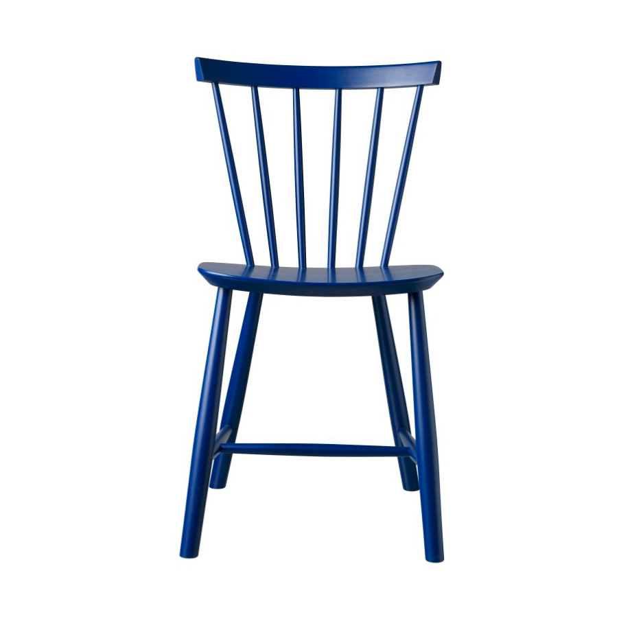 FDB Mbler J46 tuoli Beech dark blue painted | Skandinaavinen Sisustus | Tuolit | Sininen