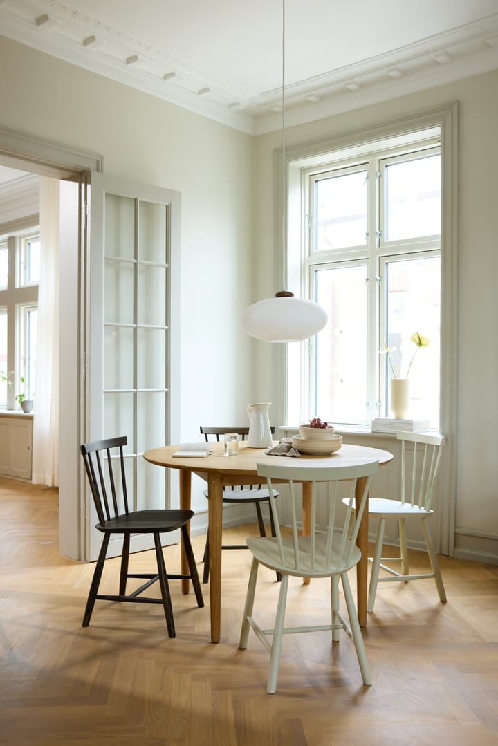 J46 tuoli, Beech white painted FDB Møbler