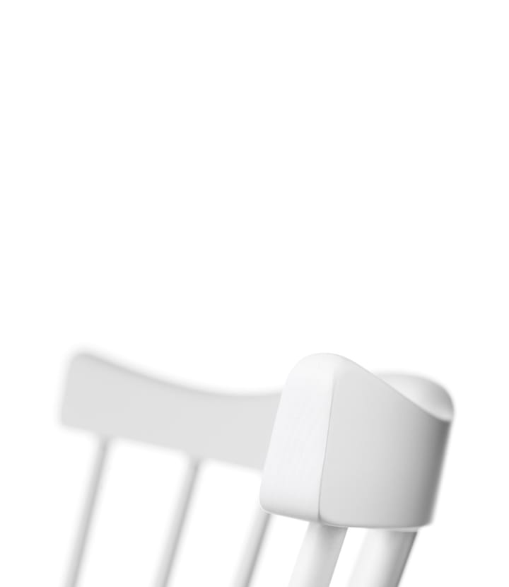 J52B tuoli, Beech white painted FDB Møbler