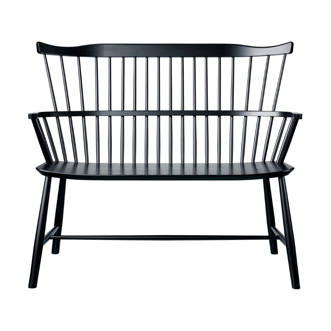 FDB Mbler J52D penkki Beech white painted | Skandinaavinen Sisustus | Sohvat | Musta