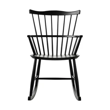 J52G keinutuoli - Natural beech RAL 9005 - FDB Møbler