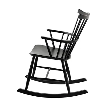 J52G keinutuoli - Natural beech RAL 9005 - FDB Møbler