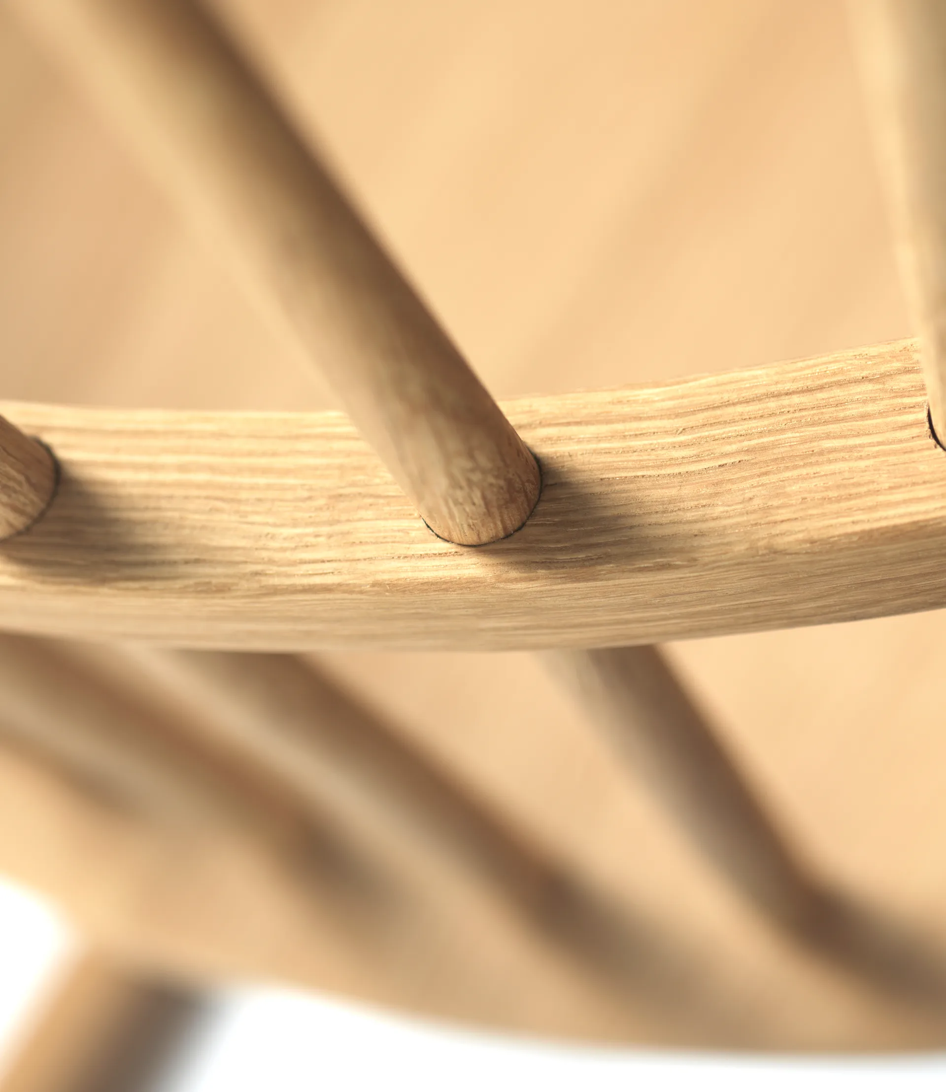 J52G keinutuoli, Tammi nature oil FDB Møbler