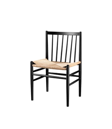 J80 tuoli - Beech black painted-nature - FDB Møbler