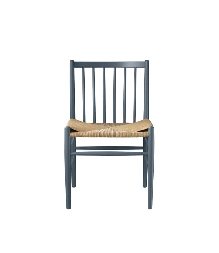 J80 tuoli - Beech blue grey painted-nature - FDB Møbler