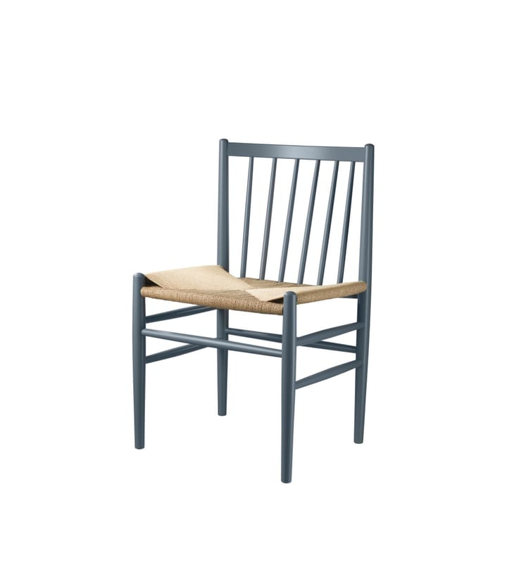 J80 tuoli, Beech blue grey painted-nature FDB Møbler