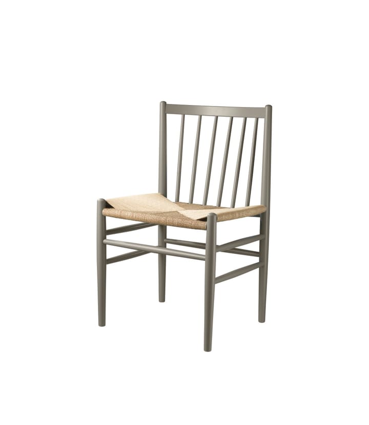 J80 tuoli, Beech moss grey painted-nature FDB Møbler
