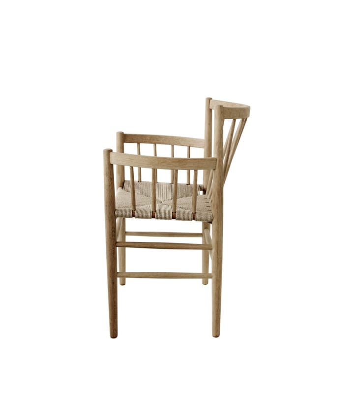 J81 käsinojatuoli, Oak nature oiled FDB Møbler