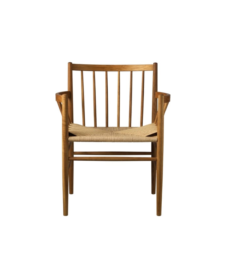 J81 käsinojatuoli, Smoked oak oiled-nature FDB Møbler