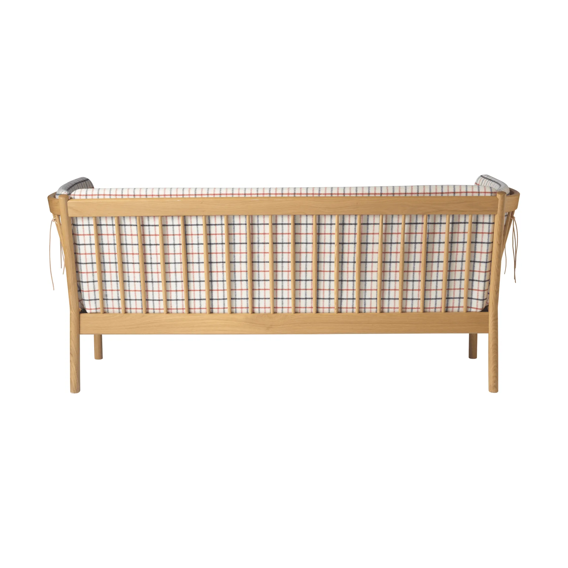 L45 MK154 sohva, Lakattu tammi, beige kangas FDB Møbler